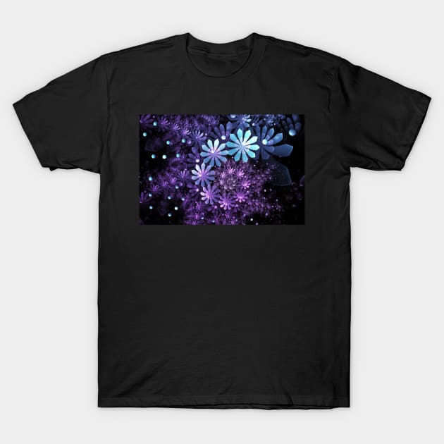 Fractal bouquet T-Shirt by krinichnaya